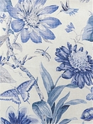 Tropical Pavilion Porcelain Floral P Kaufmann Fabric